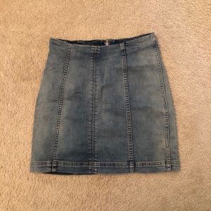 Free people Jean skirt